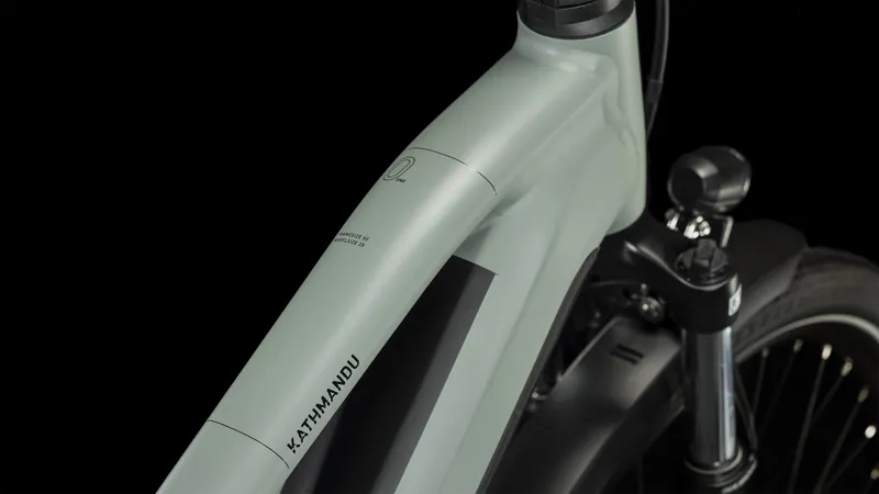 Cube Kathmandu Hybrid One 750 Electric Bike in Swamp Grey-8